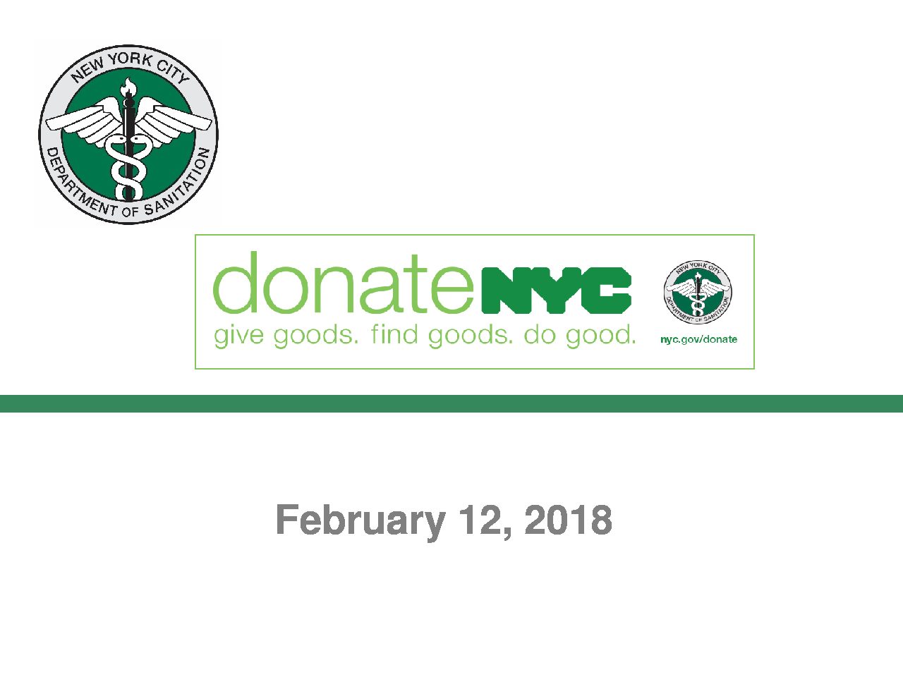 DonateNYC Presentation 2-12-2018